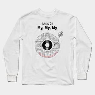 MY MY MY LYRICS ILLUSTRATIONS Long Sleeve T-Shirt